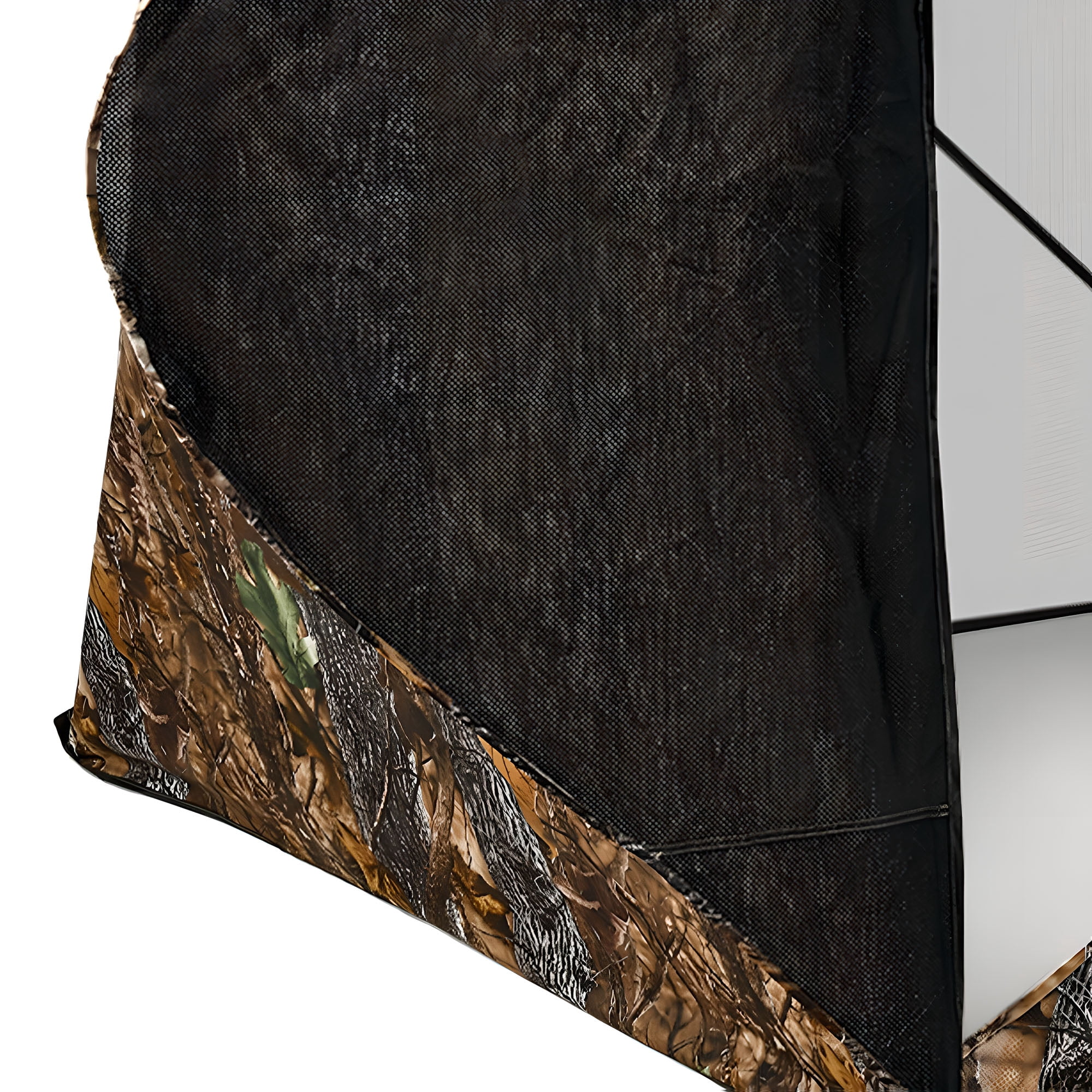 Uforic 360° See Through Ground Hunting Blind for 3-4 Persons, Pop-up Ground Blind With Tri-Leg Chair, Silent Magnetic Zipper Door and Carrying Bag