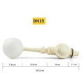 thumbnail image 3 of 2PCS Float Valve with Adjustable Arm, Differential Pressure Float Valve, 1/2" Float Valve for Water Basin, Float Ball Valve for Tank Mounting, Livestock Watering Trough (1/2 Inch), 3 of 4