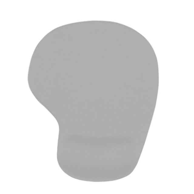 Alfombrilla de ratón ergonómica con reposamanos, alfombrilla antideslizante para oficina, alfombrilla para muñeca gris