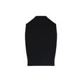 thumbnail image 2 of Courrèges Fitted Black Crop Top With Ribbed Texture (Women's), 2 of 3
