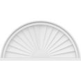 thumbnail image 3 of Ekena Millwork 28"W x 14"H x 2"P Half Round Sunburst Architectural Grade PVC Pediment, 3 of 7