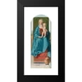 thumbnail image 2 of Boccaccio Boccaccino 9x18 Black Modern Framed Museum Art Print Titled - The Madonna and Child Enthroned with a Donor, 2 of 5