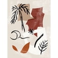 thumbnail image 2 of Wang, Melissa 19x24 Gold Ornate Wood Framed with Double Matting Museum Art Print Titled - Soft Palms I, 2 of 4