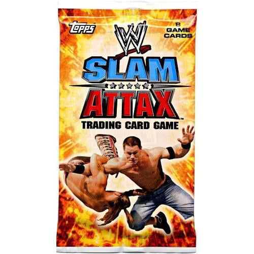 Topps WWE Wrestling Trading Card Game Slam Attax Booster Pack 