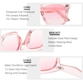 thumbnail image 3 of Gafas de Sol TAOTAOQI Vintage Cuadradas Oversize UV400 para Mujer, 3 of 7