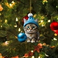 thumbnail image 2 of LEFTHIGH Home Christmas Kitty Car Pendant Backpack Pendant Christmas Home Decoration Home and Kitchen, 2 of 2