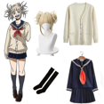 thumbnail image 2 of Disfraz de Halloween Anime My Hero Academia Himiko Toga 3 piezas S M L XL 2XL 3XL, 2 of 4