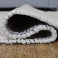 thumbnail image 2 of RUGSOTIC CARPETS HAND WOVEN FLAT WEAVE KILIM WOOL & COTTON ECO-FRIENDLY AREA RUGS- 5'x7'6'', Rectangle, Ivory Black, Contemporary Design, Low Pile Handmade Area Rugs for Living Room, Bed Room (DWC001), 2 of 9