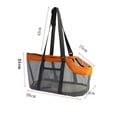 thumbnail image 3 of BallsFHK Travel pet sling Breathable Mesh Pet Carrier Bag Large Soft-Sided Dog Cat Travel Tote with Head Out Opening Lightweight Portable Pet Outing Handbag, 3 of 5