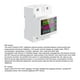 thumbnail image 2 of Versión Wifi Inteligente 2P Monitor de energía eléctrica Montaje en riel DIN Medidor de co Carevas Medidor de electricidad, 2 of 7