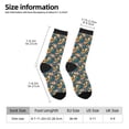 thumbnail image 2 of Disketp Squirrel Garden Delight Unisex Crew Socks Lightweight Breathable Ventilation Ankle Socks, Mid-calf socks for Daily, 2 of 6