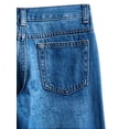 thumbnail image 3 of Weekend Academy Girls Cotton Wide Leg Destructive Denim Jeans, Sizes 5-18, 3 of 3