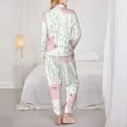 thumbnail image 5 of Bingfone Womens Pajama Sets Cute Pigs Print,Long Sleeve Loungewear Pajamas Set-Medium, 5 of 9
