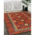 thumbnail image 2 of Ahgly Company Indoor Rectangle Contemporary Sienna Brown Area Rugs, 6' x 9', 2 of 6