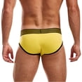 thumbnail image 2 of Men's Boxer Briefs No Ride up Spandex Men Underpants Underwear Men Small Underwear Mens Mens Briefs Big Pack of for Bulk Long Leg Underpants Small Men's Fashion Yellow XL, 2 of 5