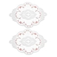 thumbnail image 1 of Salvamanteles de Encaje Unique Bargains 2 Paquetes 12X17 pulgadas blanco, 1 of 7