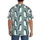 thumbnail image 3 of Fotbe Penguin Camisa Estampada de Manga Corta para Hombre, Casual de Verano, Estilo Playero, Sin Arrugas-Large, 3 of 5