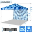 thumbnail image 3 of EAGLE PEAK 10 x 10 Pop up Canopy Tent with 1 Detachable Sidewall, Instant Outdoor Folding Shelter, 3 of 10