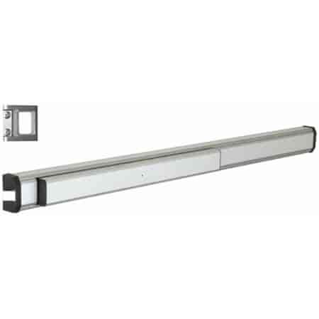 - CRL Jackson® 1295 Push Pad Rim Panic Exit Device - Smooth Texture Extrusion, S-Type Strike, 48