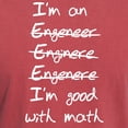 thumbnail image 3 of CafePress - Engineer. Im Good With Math T Shirt - Mens Comfort Colors Shirt, 3 of 5