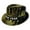 Gold, variant on Gold Fishing Hiking Outdoor Safari Hats blended fabric Wide Brim Straw Beach Hat Floppy Foldable Roll-Up Summer Vacation UPF 50+ Jazz Hat One Size