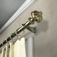 thumbnail image 2 of Milcah 13/16" Bay Window curtain rod 20"-36", 38"-72" - Antique Brass,(ABay-92-4), 2 of 3