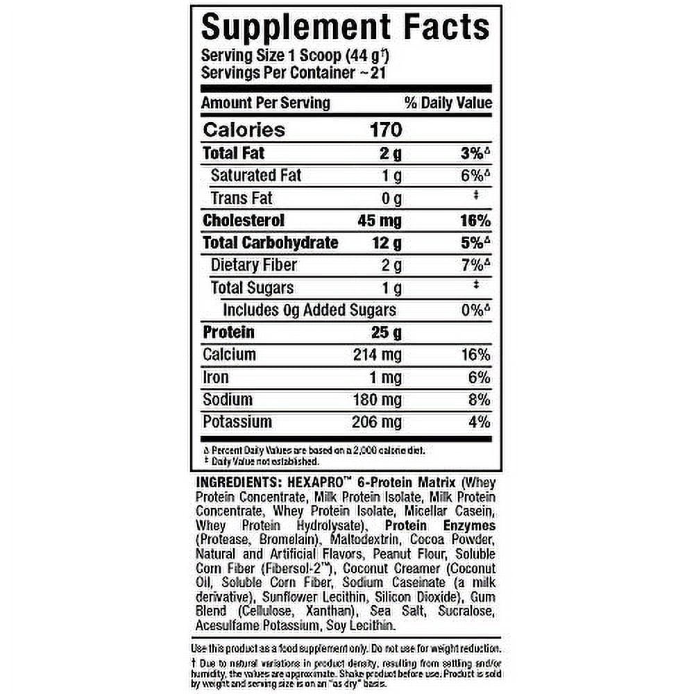 Allmax- HexaPro Chocolate Peanut Butter 5 pounds