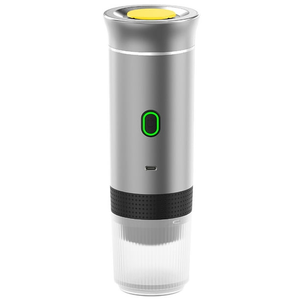 Cafetero Portátil Electric 3 en 1 Máquina Espresso para Senderismo (plata)
