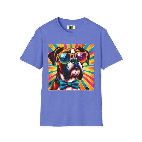 Pop Art Boxer1 Unisex Softstyle T-Shirt