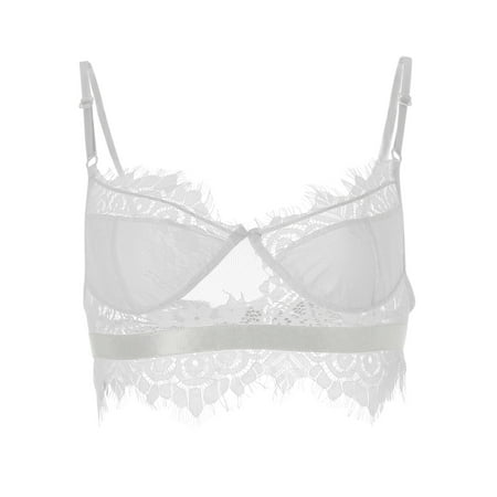 Yuhangmm Women Lace Bralettes Strap Bustier Top V Neck Camisole Lingerie plus Size Lingerie for Women Chemise