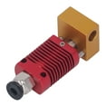 thumbnail image 1 of 3D Printer Extruder Head, Metal Hotend Kit Fast Cooling Integrated Design  For ABS Nylon Filaments Red,Silver, 1 of 8
