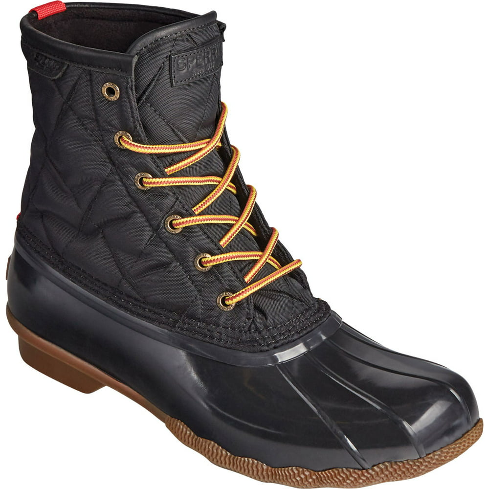 Sperry - Men's Sperry Top-Sider Saltwater Quilted Nylon Duck Boot Black