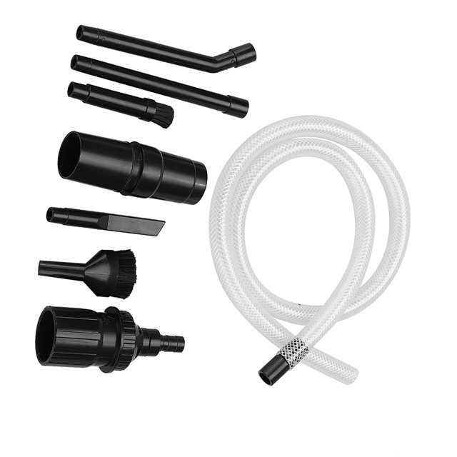 Car Cleaning Vacuum Attachments Car Detailing Vacuum Attachments Plastic Black 9Pcs Set Mini Micro Tool Car Vehicle Cleaning Kit Universal Vacuum Cleaner Attachments