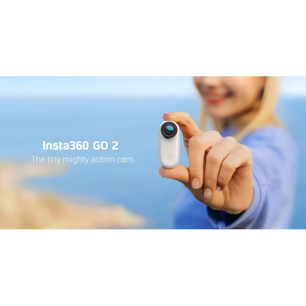 Insta360 GO 2 64GB Edition Small Action Camera, Weighs 1 oz, Waterproof,  Stabilization, POV Capture, with Charge Case and Wearable Camera  Accessories 