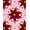 Pink, Pattern 2, variant on ODIKA 8x10 Machine Washable Non-Slip Area Rug, Whimsical Holiday Ornament Featuring Starburst and Branch Designs High Traffic Rug, Red, 650886