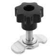 thumbnail image 1 of Tuerca de mango de plástico ajustable para modificaciones de autocaravanas y caravanas Perilla roscada M8 x 40 mm para accesorios de riel de aluminio, 1 of 8