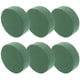 thumbnail image 2 of Bloques redondos de espuma Floral para flores frescas y artificiales, 6 uds., espuma húmeda y seca de 4,5 pulgadas para arreglos de bodas y floristería, 2 of 6