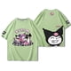thumbnail image 1 of Sanrio Kuromi, camiseta de manga corta para mujer, camiseta holgada de gran tamaño, camisetas casuales Kawaii de dibujos animados, ropa de algodón, verano Y2K xuanjing  unisex, 1 of 2