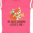 thumbnail image 4 of Inktastic My Great Grandma Loves Me Fox Boys or Girls Baby Bodysuit, 4 of 5