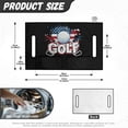 thumbnail image 7 of Whosucclay American Flag Golf Themed Graphic Print Towel Cover, Breathable Anti-Slip Elastic Protector for Club Car EZGO Yamaha, 52.36"x 32.28", 7 of 7