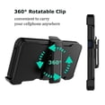 thumbnail image 3 of Takfox Case For Motorola Moto G Stylus 5G 2022 ,Shockproof Heavy Duty Rugged Locking Swivel Holster Belt Clip Kickstand Full Body Hard Shell Phone Cover Case，Black, 3 of 7