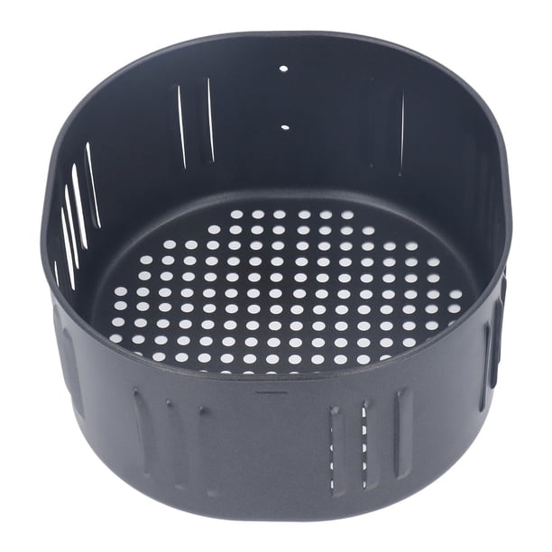 Canasta de freidora, recubrimiento de acero no palo 5.5l reutilizable cesta de dreneze de aceite de freidora fácil de limpiar para la cocina