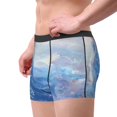 A Serene in a Field of Flowers Printed Men'S Flat Angle Underwear With