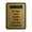 Brushed Gold, variant on Signs ByLITA Portrait Round Danger If You Can Read this You're In Range Door or Wall Sign Easy Installation | Health And Safety | Building And Danger Sign (Black) - Large