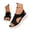 Black, variant on Wedge Sandals for Women Casual Peep Toe Mesh Rhinestone Knit Breathable Lightweight Slip On Platform Shoes for Work Shopping Beach Pool Summer Vacation Daily Wear Beige Size 6.5