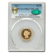 1897 $2.50 Liberty Gold Quarter Eagle PR-67+ DCAM PCGS CAC