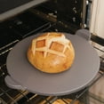 thumbnail image 2 of Old Stone Glazed Pizza Stone With Handles, Gray (13 In.), GPS13H-G, 2 of 4