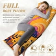 thumbnail image 5 of Lsque Vibrant Flamingo Illustration Body Pillow Case Cover,Ultra-Soft Microfiber Bed Pillow Cases 20x54 inches,Elegant Bedding,Breathable Durable Pillow Cover with Envelope Closure, 5 of 8