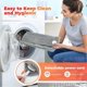 thumbnail image 5 of Electric Heated Foot Warmer Pad for Men & Women, Fast Heating, 9 Temperature Settings, LCD Display, 40x40cm Foot Heating Mat, 5 of 5