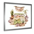 thumbnail image 2 of Designart 'Indoor House Plants Urban Jungle in Flowerpots IV' Traditional Framed Art Print, 2 of 4
